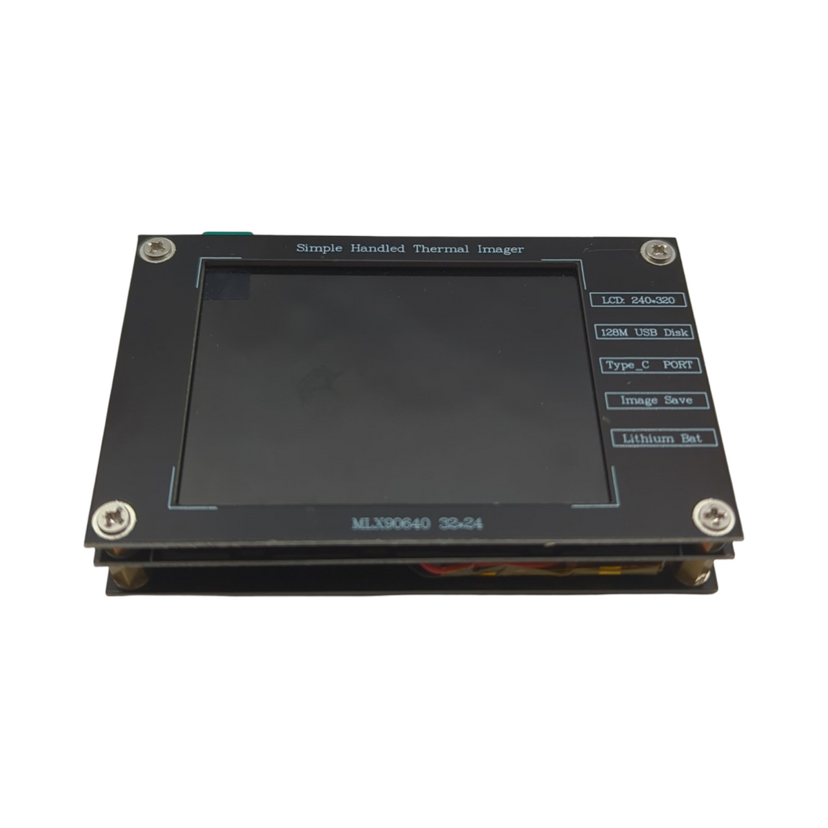 Wärmebildkamera 2,8 Zoll Infrarotkamera 320x240 USB-C-Aufladung SPI-Flash-Chip Temperaturbereich -40 bis +300