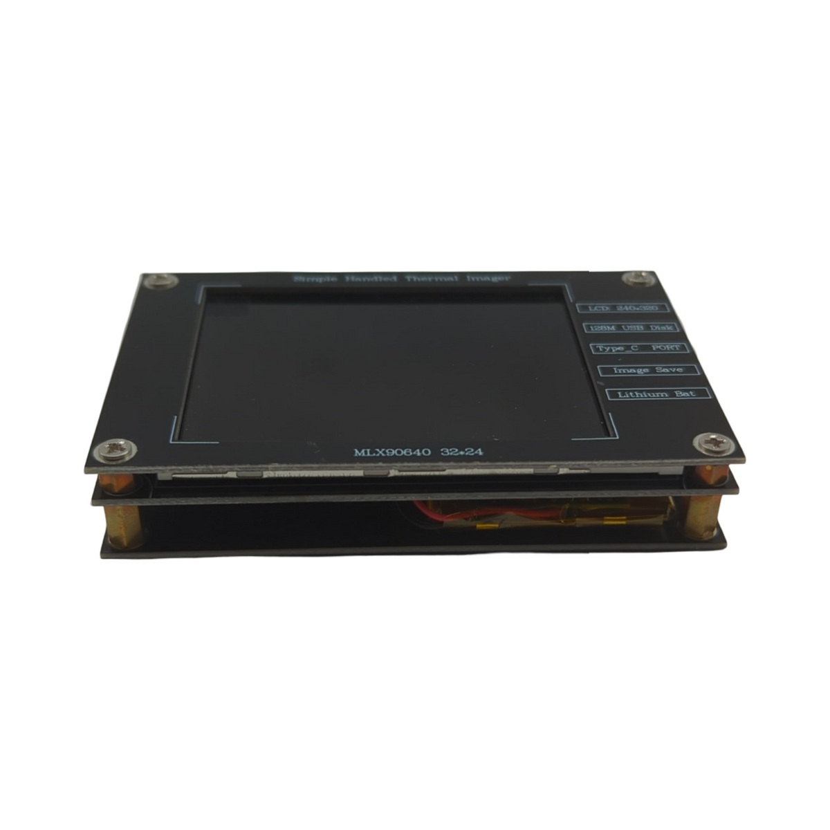Wärmebildkamera 2,8 Zoll Infrarotkamera 320x240 USB-C-Aufladung SPI-Flash-Chip Temperaturbereich -40 bis +300