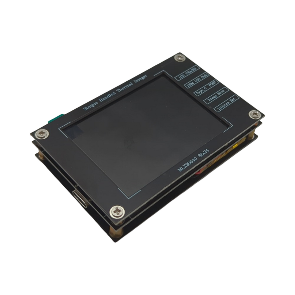 Wärmebildkamera 2,8 Zoll Infrarotkamera 320x240 USB-C-Aufladung SPI-Flash-Chip Temperaturbereich -40 bis +300