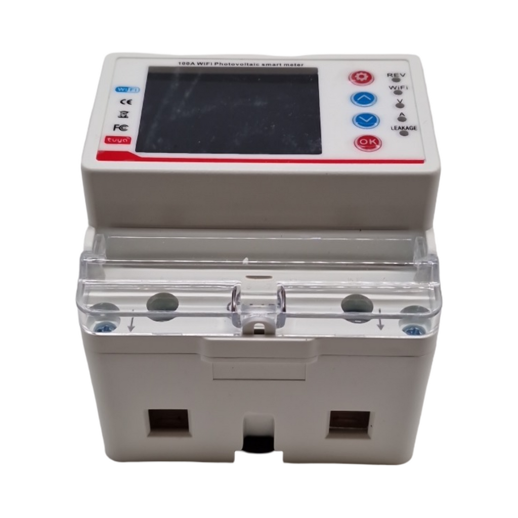 SiRyder Smart Meter Stromzähler WLAN 100A AC80-300V 1-Phasen bidirektional für Tuya