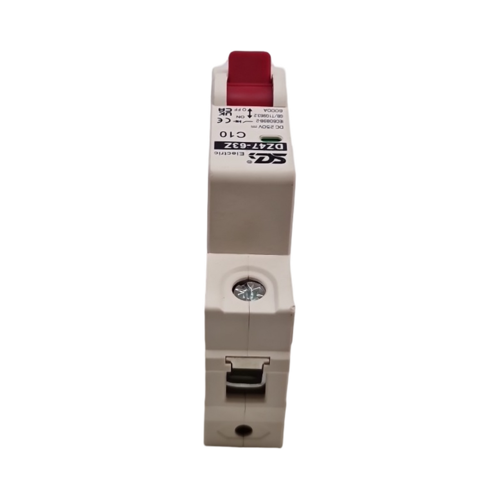 DZ47-63Z 1P 10A Leitungsschutzschalter Set Überstromschutz DC 4 Stück