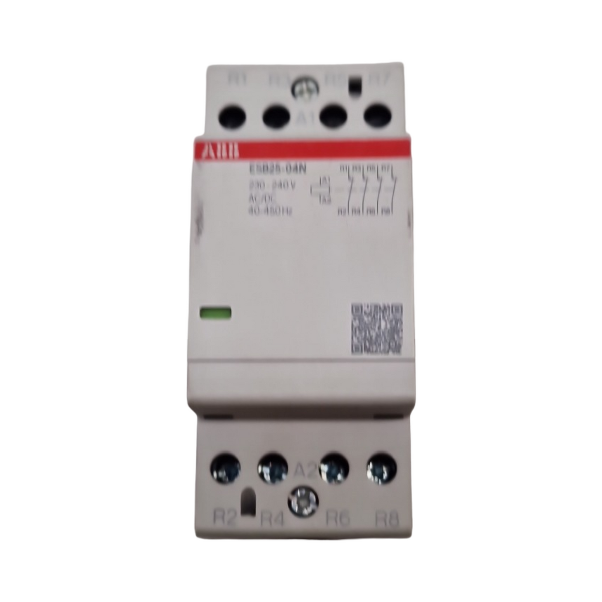 ABB ESB25-04N-06 Installationsschütz 4-polig Öffner 25A 230–240V AC/DC geräuscharm 36mm DIN-Hutschiene