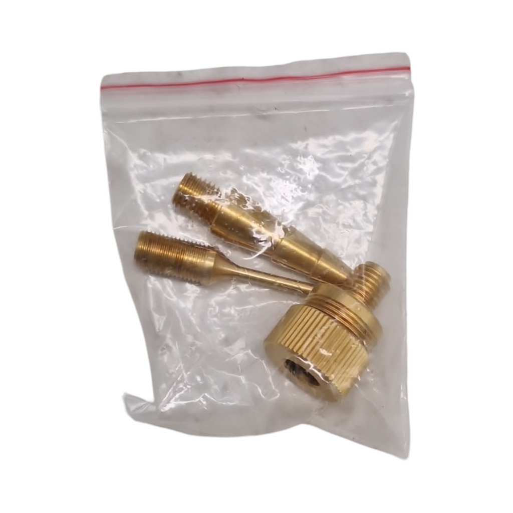 FIAC Kompressor Zubehörset 8-teilig mit Pistole, 3 Adapterdüsen, Schlauch, Ausblaspistole Kit de accesorios FIAC de 8 piezas para compresor, que incluye pistola de inflado, 3 boquillas adaptadoras y manguera, pistola de soplado, pistola