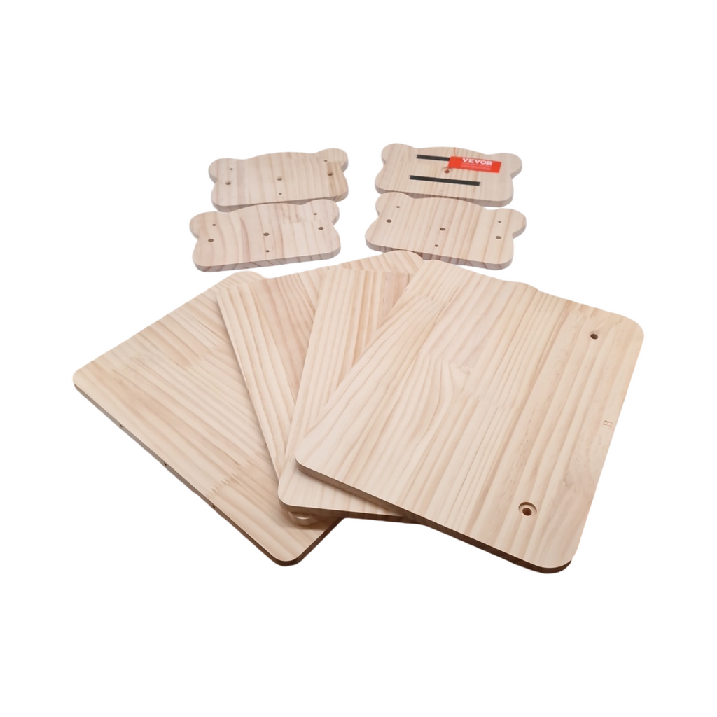 VEVOR Kratzbaum 4 Ebenen Wandmöbel-Set für Katzen wandmontiertes Katzenregal mit 4 Sprungbrettern bis zu 18kg 12mm Katzensitz 4 Sprungbrettern, wandmontiertes schwebendes Katzenregal bis zu18kg,12 mm Katzensitzstan...