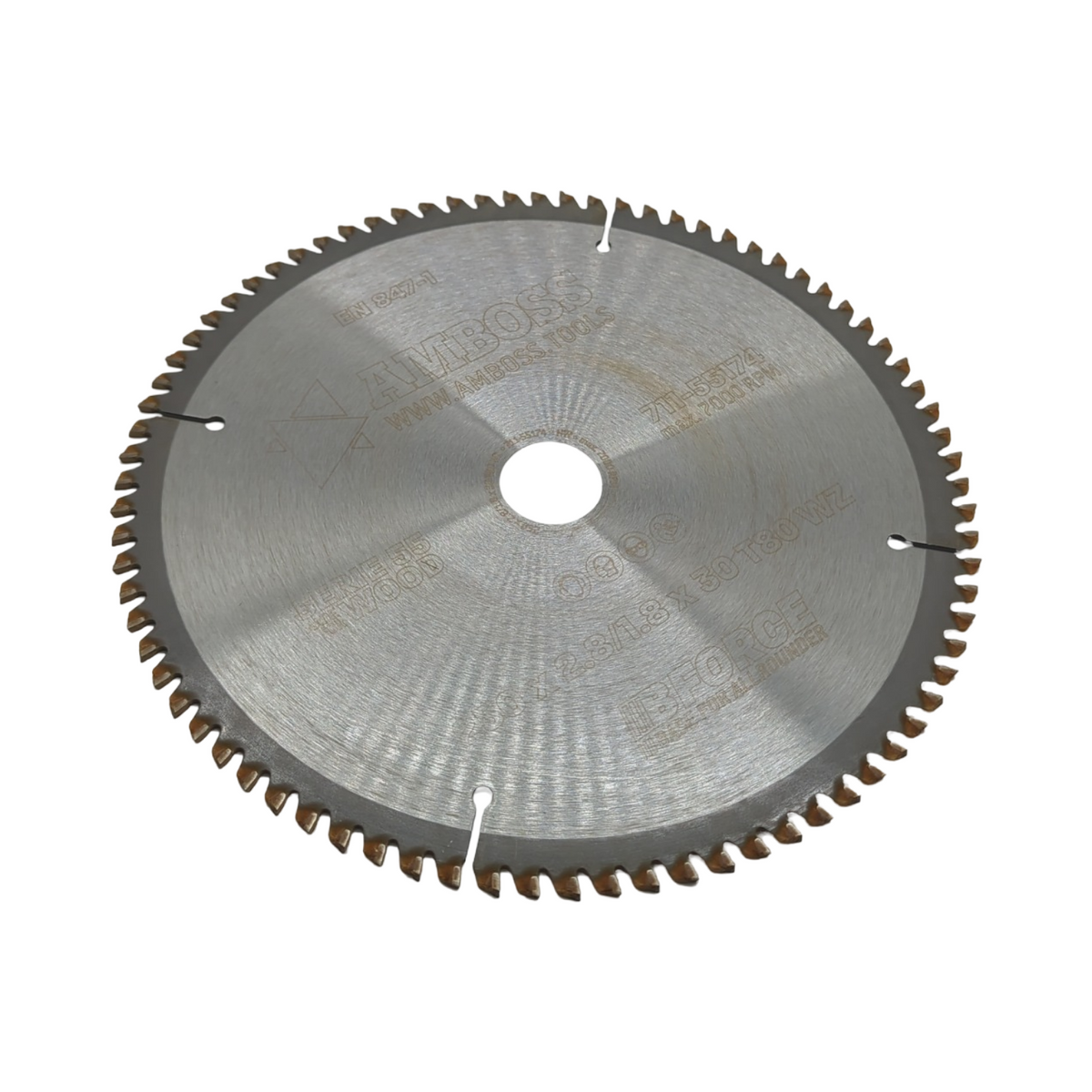HM Kreissägeblatt 250x30mm Z80 Wechselzahn Super Feinschnitt für Holz kompatibel Dewalt DWE 7492 Holzkraft ST 1 Fe