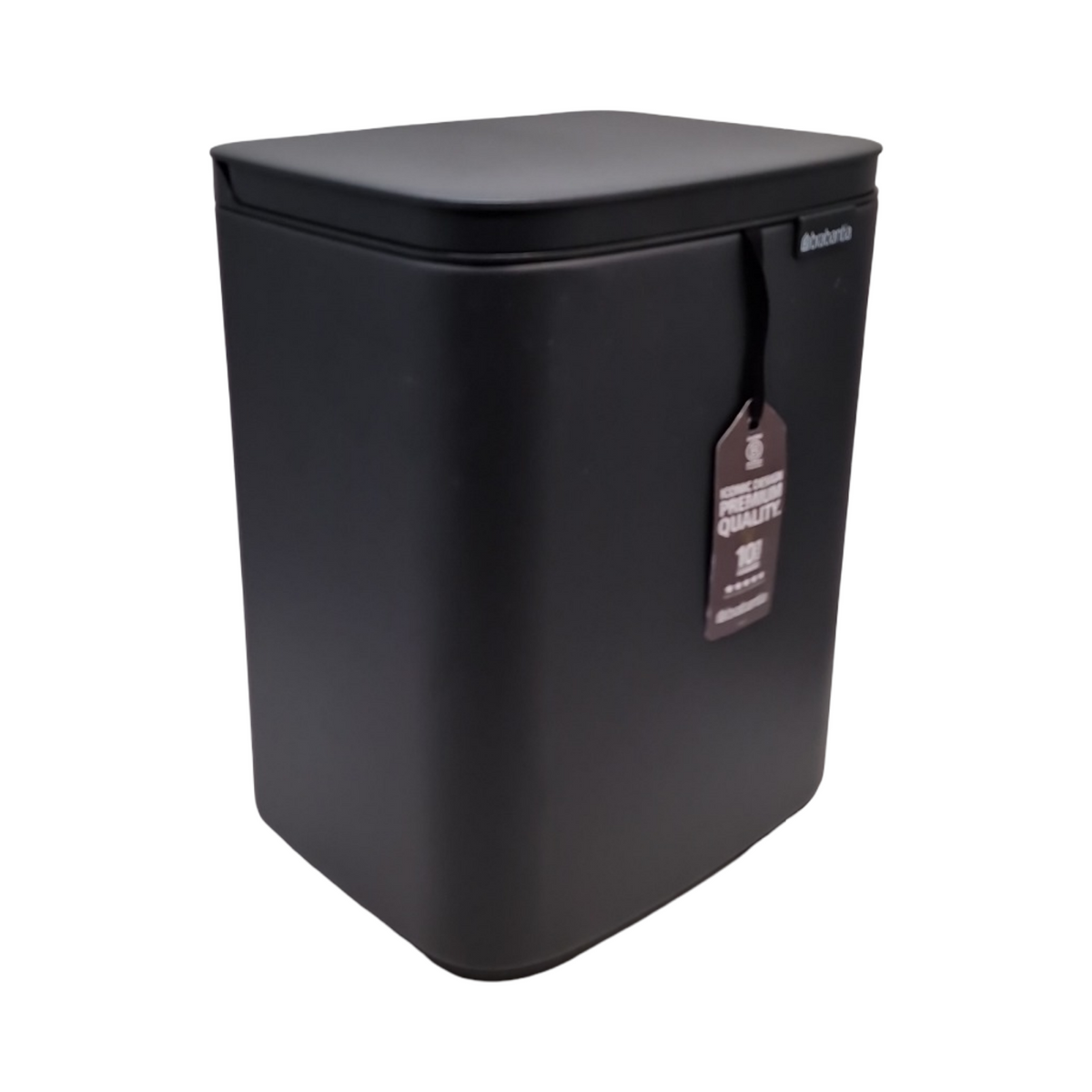 Brabantia Bo Pattumiera Mülleimer rechteckig kompakt Soft-Close-Deckel herausnehmbarer Inneneimer Brabantia Bo Pattumiera 7L Rettangolare e compatto con coperchio Soft-Close, secchio interno rimovibile Design montabile a parete o indipendent...
