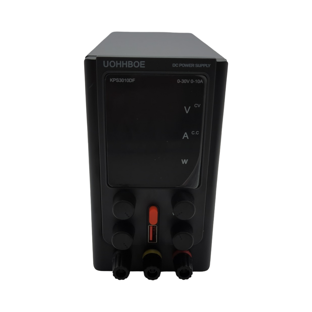 UOHHBOE Labornetzgerät 30V 10A DC Netzteil regelbar mit 4-stelligem LED Display und Grobeinstellungen