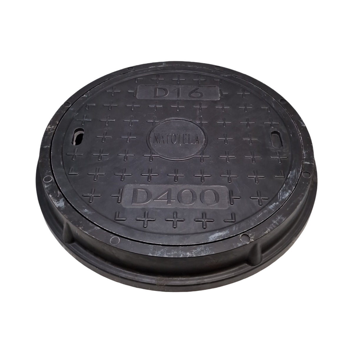 Manhole Cover Circular Co 400mm B125 12.5 Tonne Glasfaserverstärkt Stahl Schwerlast Rund