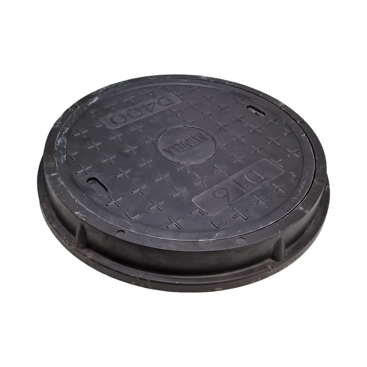 Manhole Cover Circular Co 400mm B125 12.5 Tonne Glasfaserverstärkt Stahl Schwerlast Rund