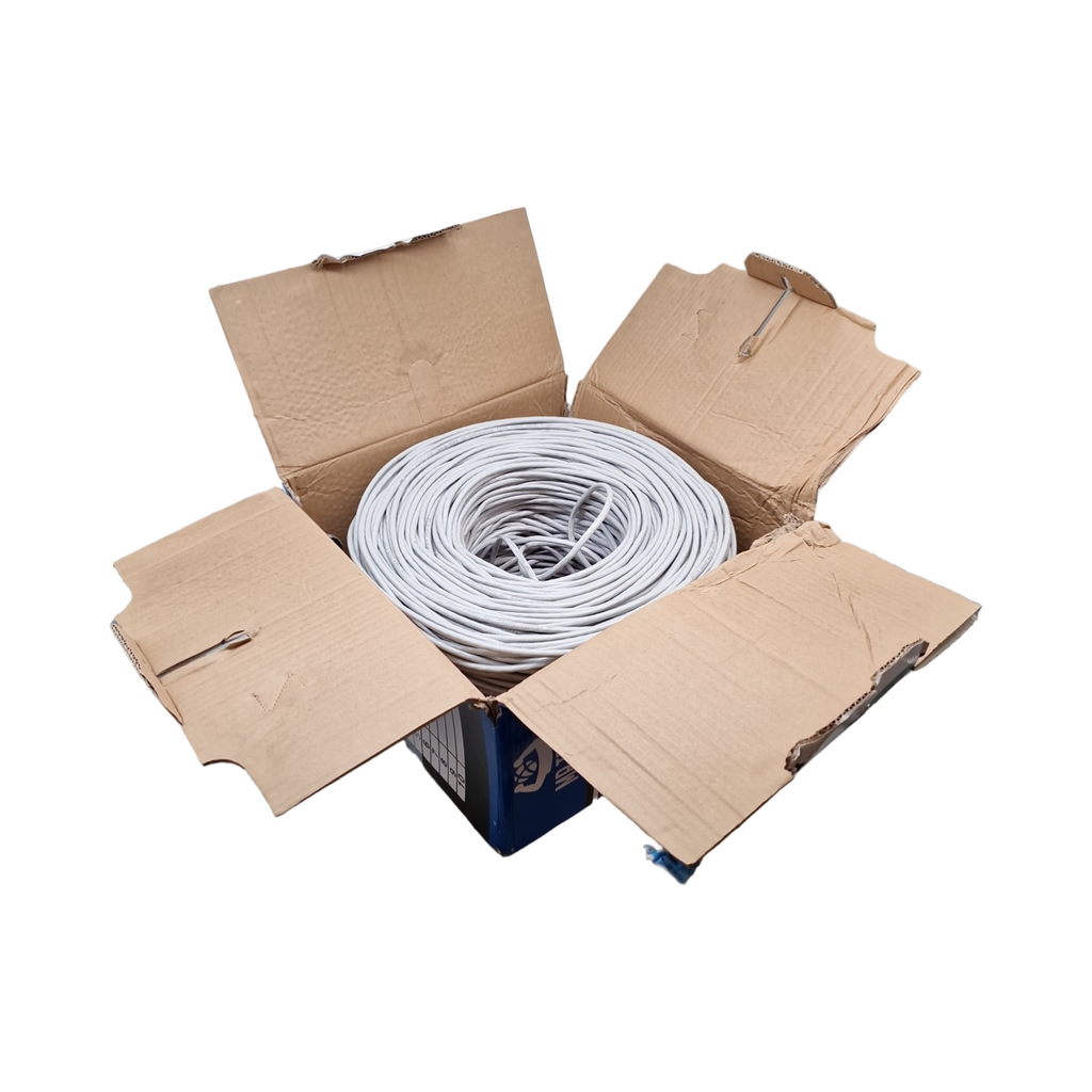 Mr. Tronic Cat5E Ethernet Kabel 305m Bulk AWG24 UTP 1 Gbps 100 MHz