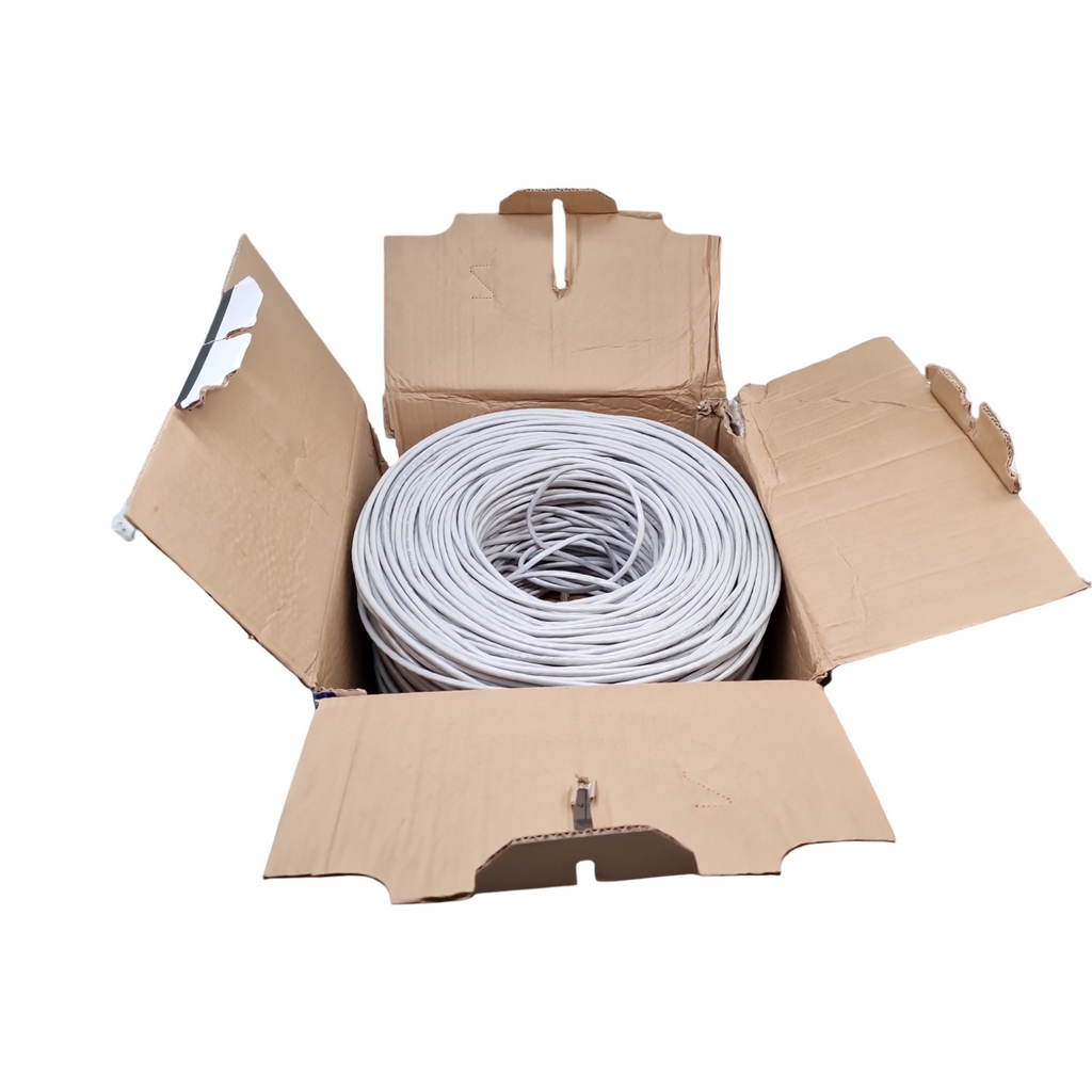 Mr. Tronic Cat5E Ethernet Kabel 305m Bulk AWG24 UTP 1 Gbps 100 MHz