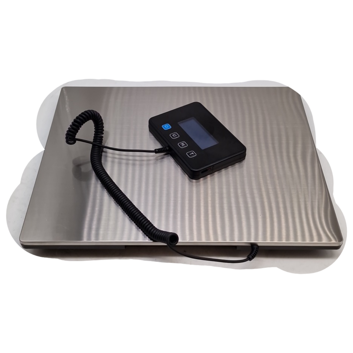 RAOYAN Paketwaage Plattformwaage 300kg 20g Genauigkeit LCD Display Hold Tara Funktion