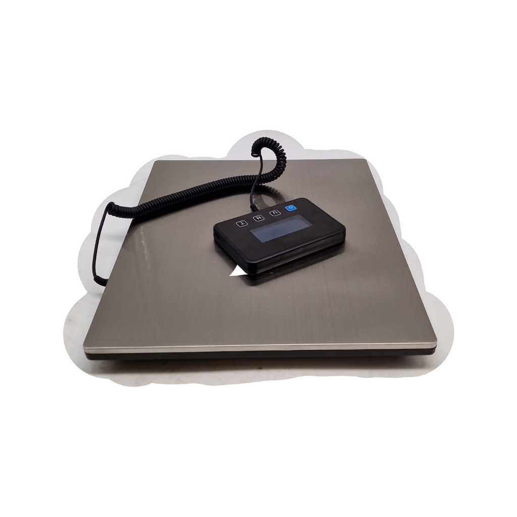 RAOYAN Paketwaage Plattformwaage 300kg 20g Genauigkeit LCD Display Hold Tara Funktion