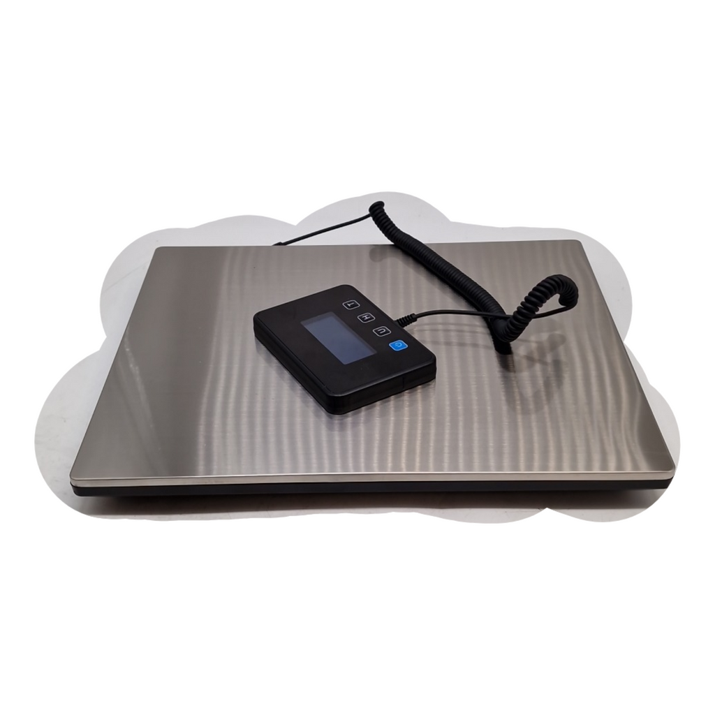 RAOYAN Paketwaage Plattformwaage 300kg 20g Genauigkeit LCD Display Hold Tara Funktion