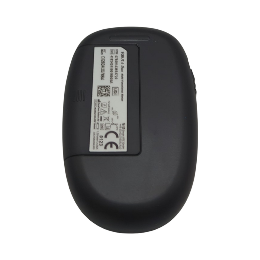 FORA Duo 2-in-1 Blutzuckermessgerät Bluetooth mit 60 Blutzucker-Teststreifen und 10 Keton-Teststreifen