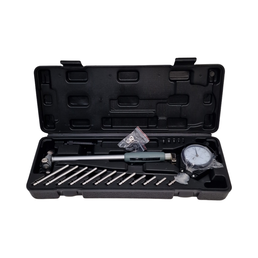 BEBANG Zylinder-Messuhr Set 50-160mm mit isolierten Griffen 0,01mm Anzeige