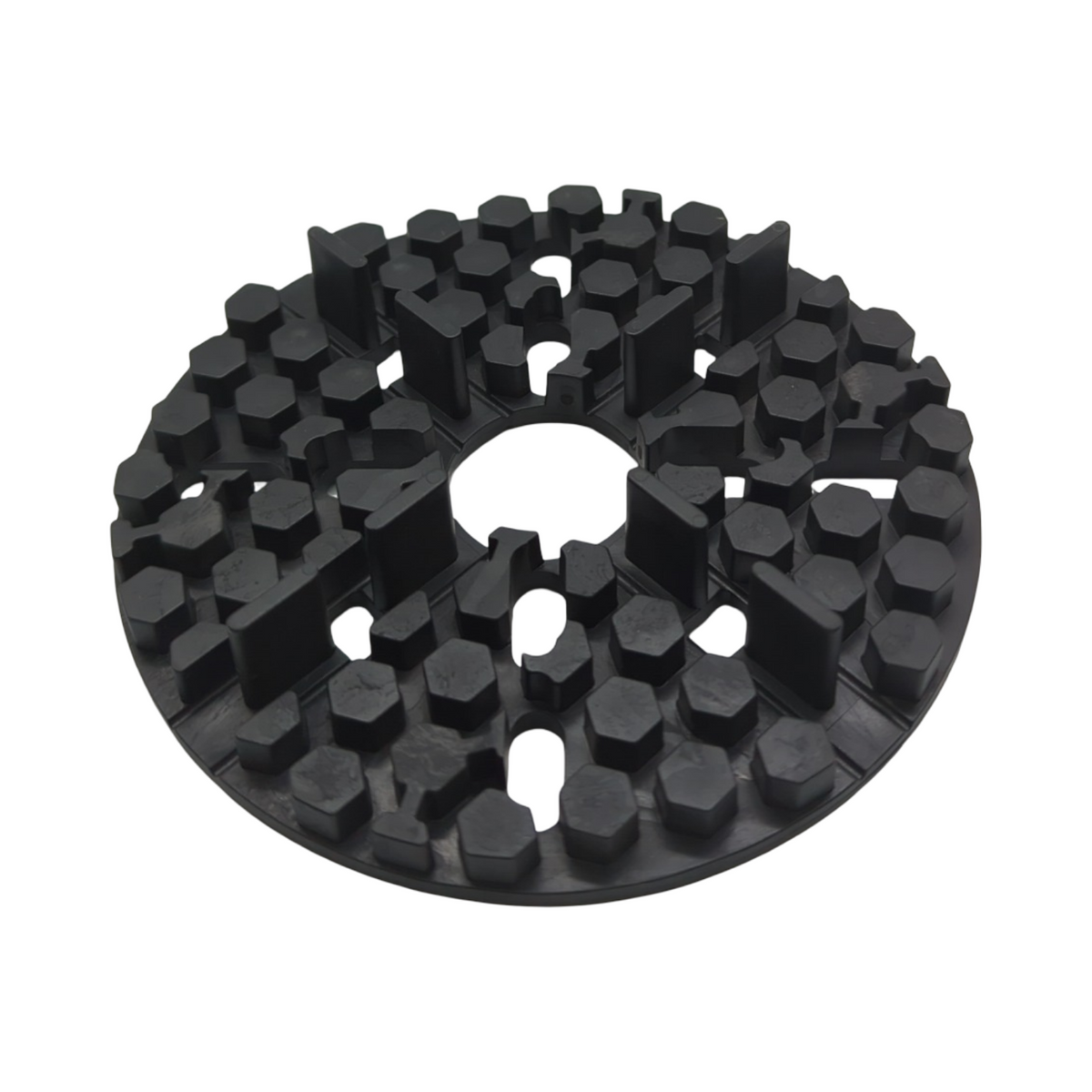 QUICK2FIX Plots flexibel aus Gummi für Terrassendielen Kreuzverbinder 3mm Fugenbreite 10mm Höhe 50 Stück