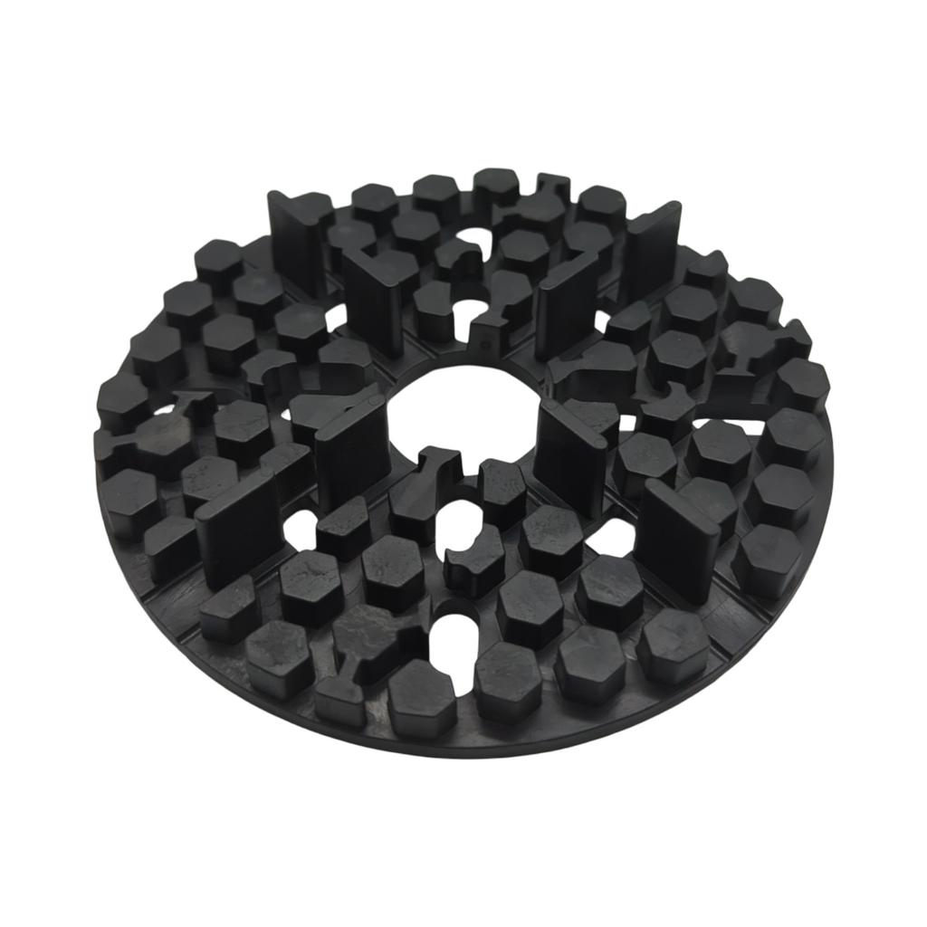 QUICK2FIX Plots flexibel aus Gummi für Terrassendielen Kreuzverbinder 3mm Fugenbreite 10mm Höhe 50 Stück