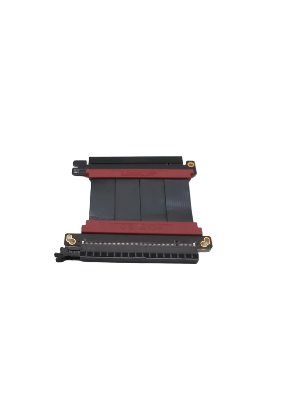 LINKUP AVA5 PCIe 5.0 Riser-Kabel GPU x16 128GB/s gerade schwarz kompatibel mit PCIe 4.0 WRX80 WRX90E