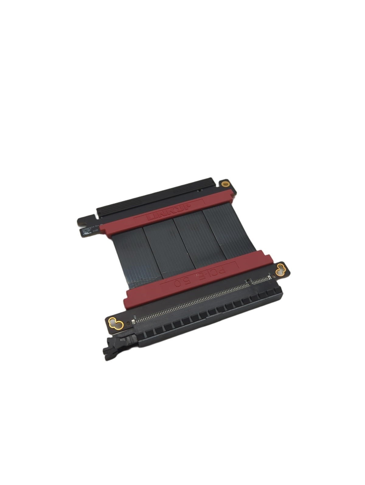 LINKUP AVA5 PCIe 5.0 Riser-Kabel GPU x16 128GB/s gerade schwarz kompatibel mit PCIe 4.0 WRX80 WRX90E