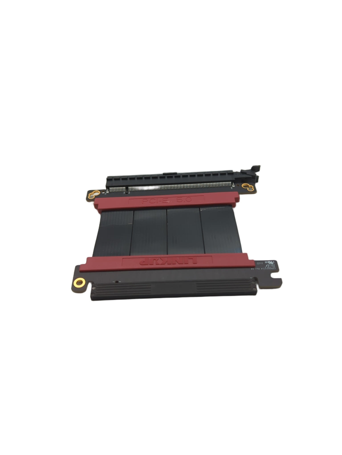 LINKUP AVA5 PCIe 5.0 Riser-Kabel GPU x16 128GB/s gerade schwarz kompatibel mit PCIe 4.0 WRX80 WRX90E