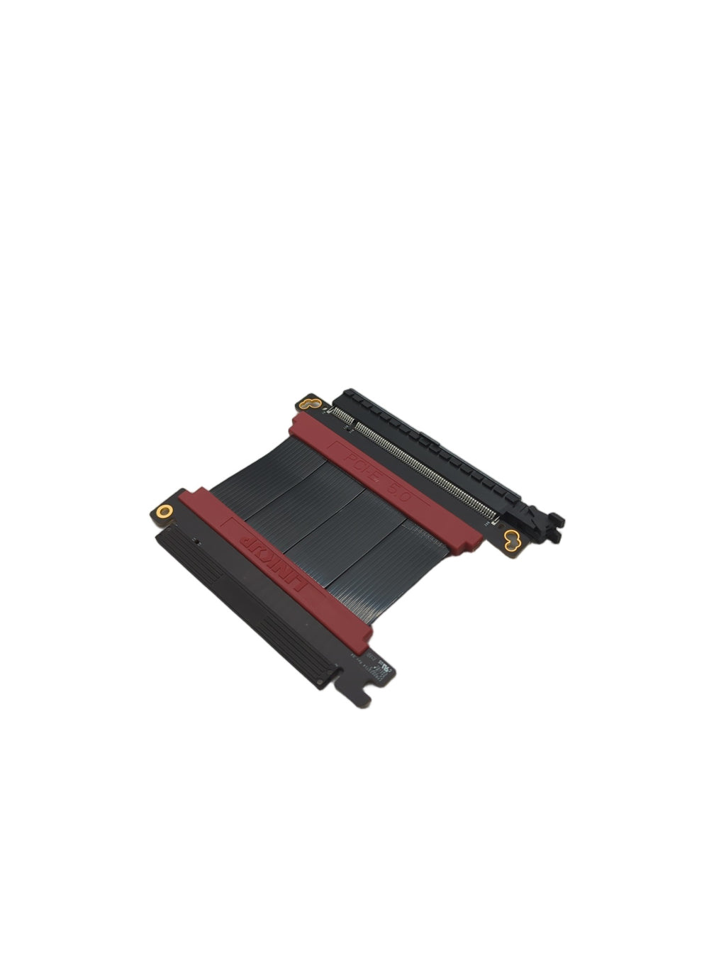 LINKUP AVA5 PCIe 5.0 Riser-Kabel GPU x16 128GB/s gerade schwarz kompatibel mit PCIe 4.0 WRX80 WRX90E