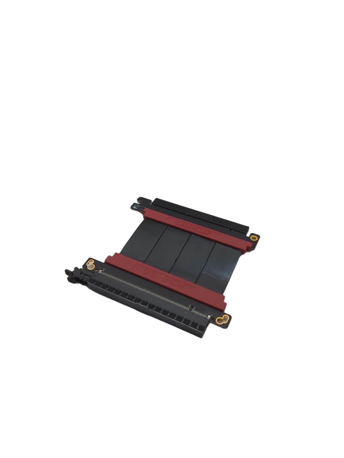 LINKUP AVA5 PCIe 5.0 Riser-Kabel GPU x16 128GB/s gerade schwarz kompatibel mit PCIe 4.0 WRX80 WRX90E
