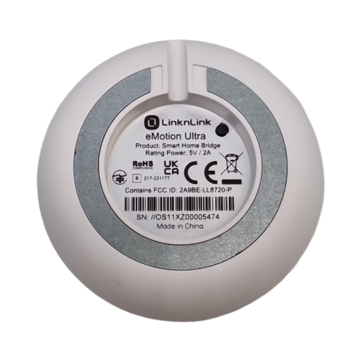 LinknLink eMotion Ultra 60GHz mmWave Radar WiFi Präsenzsensor mit IR Helligkeit Temperatur Luftfeuchtigkeit MQTT Home Assistant