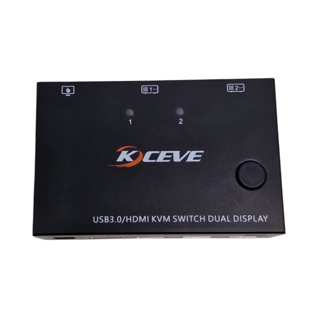 USB3.0 KVM Switch Dual Monitor HDMI 2 PCs 2 Monitore 4K 60Hz 2K 144Hz EDID Simulation
