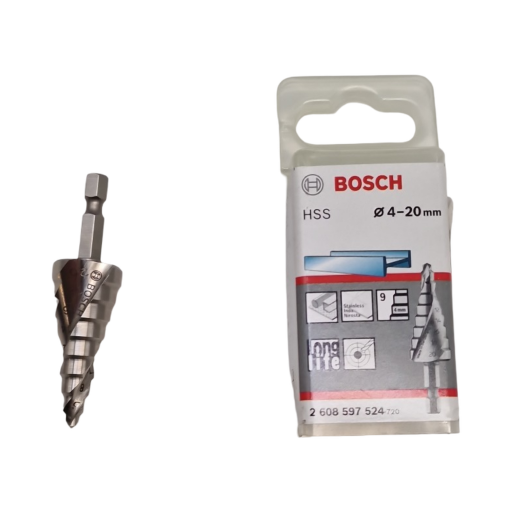 Bosch Professional 2608597524 Stufenbohrer HSS Sechskantaufnahme Länge 70,5mm