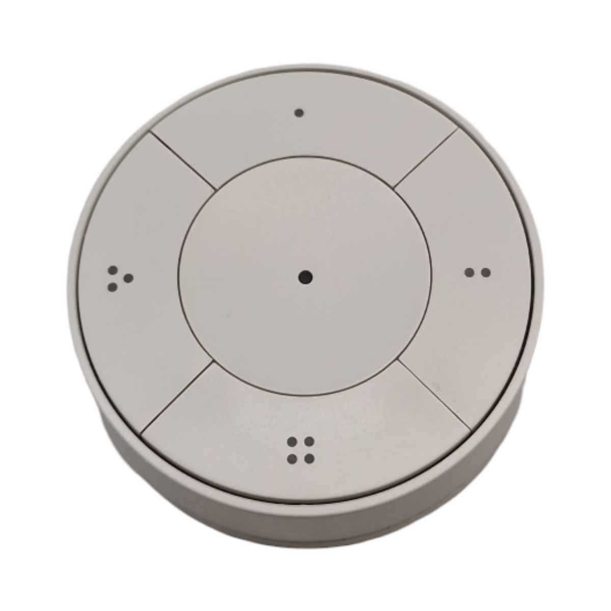 Smart Scene Switch Zigbee 5 Tasten drehbares Rad kompatibel Home Assistant weiß