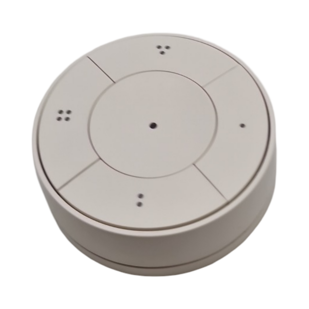 Smart Scene Switch Zigbee 5 Tasten drehbares Rad kompatibel Home Assistant weiß