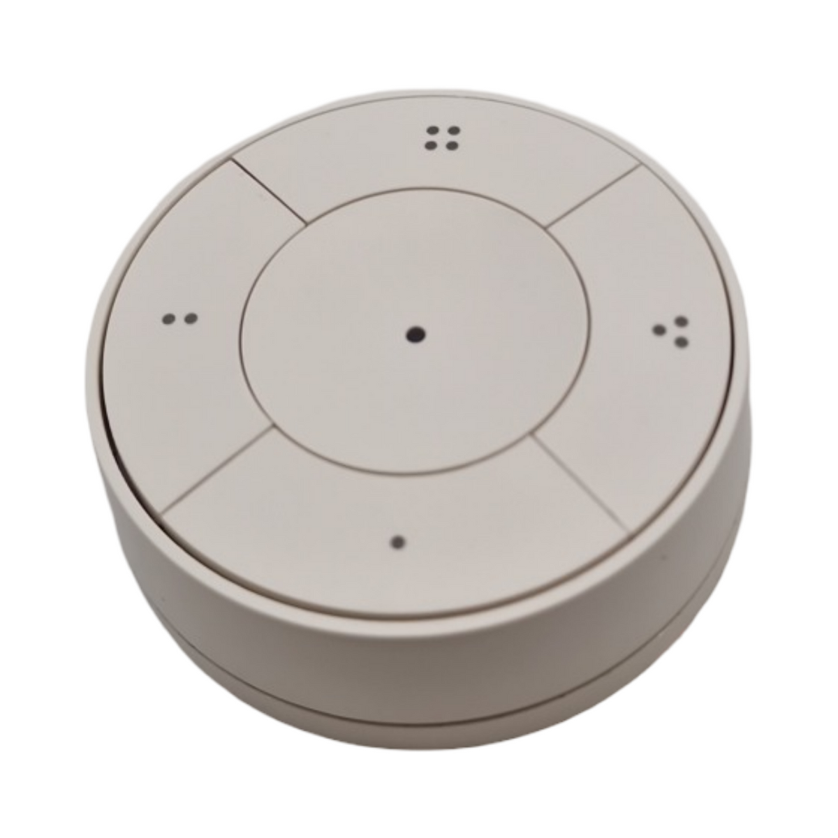 Smart Scene Switch Zigbee 5 Tasten drehbares Rad kompatibel Home Assistant weiß