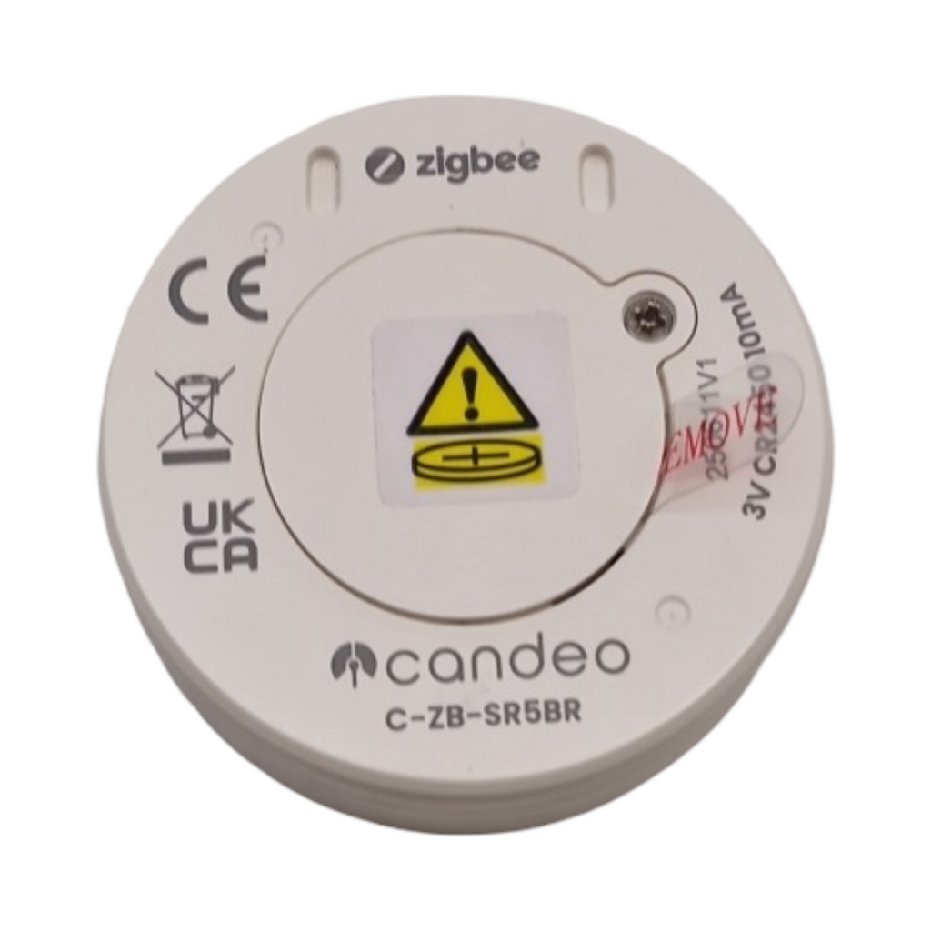 Smart Scene Switch Zigbee 5 Tasten drehbares Rad kompatibel Home Assistant weiß