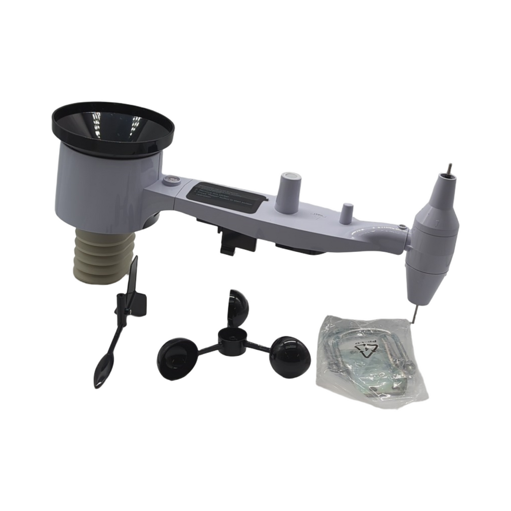 ECOWITT WS69 Außensensor Wetterstation 7-in-1 Wettersensor Regenmesser Windrichtung Windgeschwindigkeit