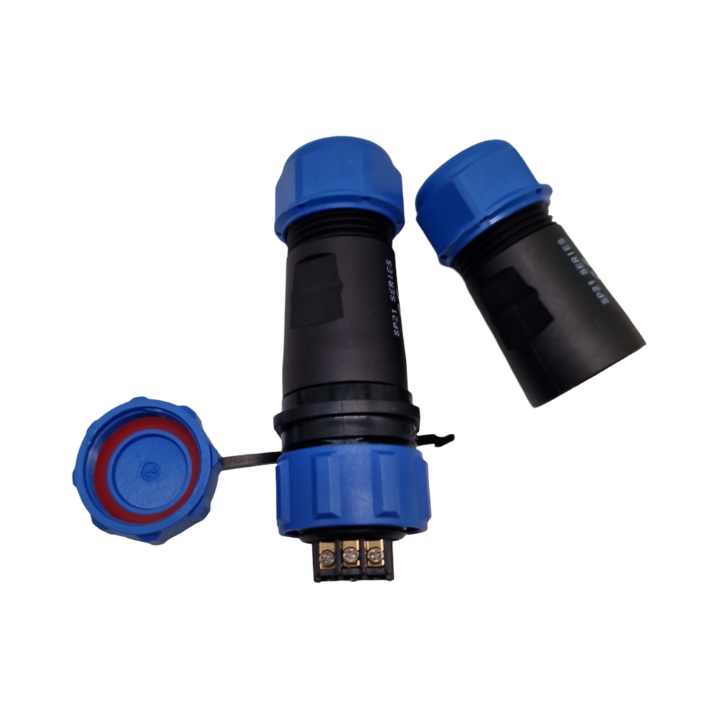 SP21 Stecker 6-polig Aviation IP68 wasserdicht lötfrei 3 Stück