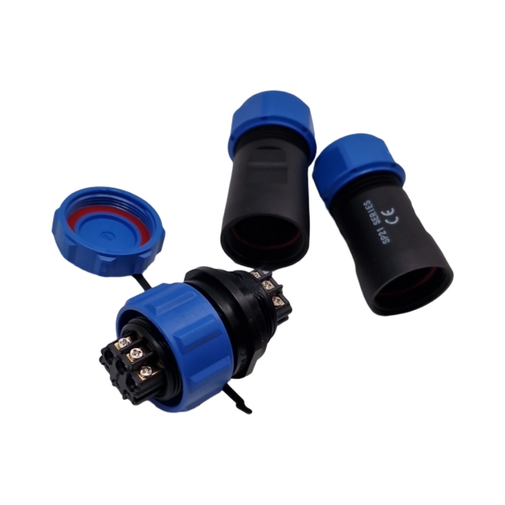 SP21 Stecker 6-polig Aviation IP68 wasserdicht lötfrei 3 Stück