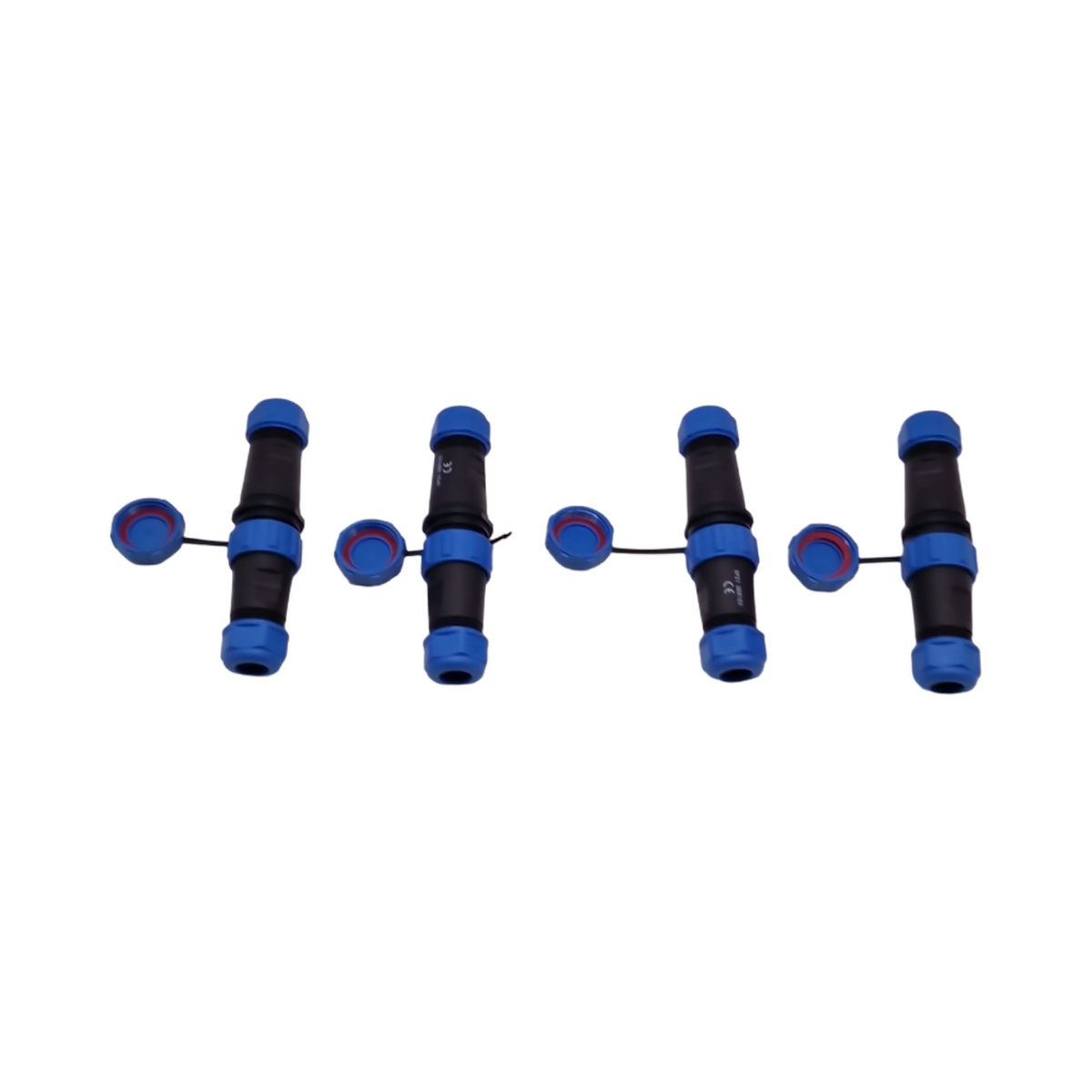 SP21 6-polige Aviation-Stecker Set IP68 wasserdicht lötfrei für Außenlampen 4 Stück