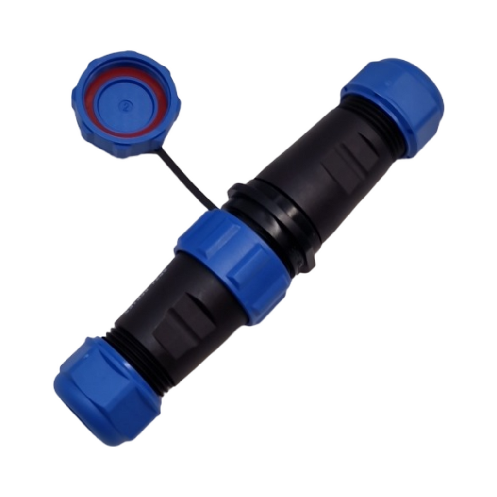 SP21 6-polige Aviation-Stecker Set IP68 wasserdicht lötfrei für Außenlampen 4 Stück