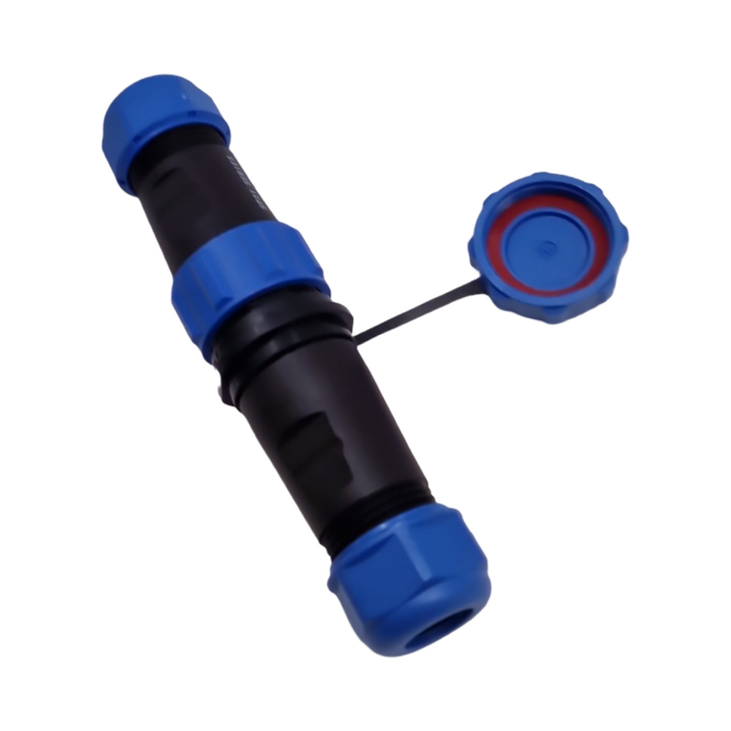 SP21 6-polige Aviation-Stecker Set IP68 wasserdicht lötfrei für Außenlampen 4 Stück