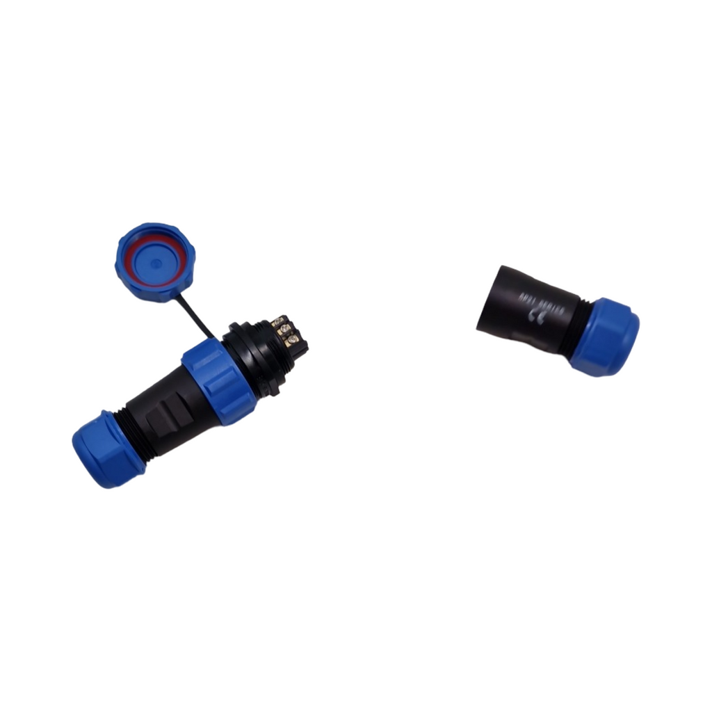 SP21 6-polige Aviation-Stecker Set IP68 wasserdicht lötfrei für Außenlampen 4 Stück