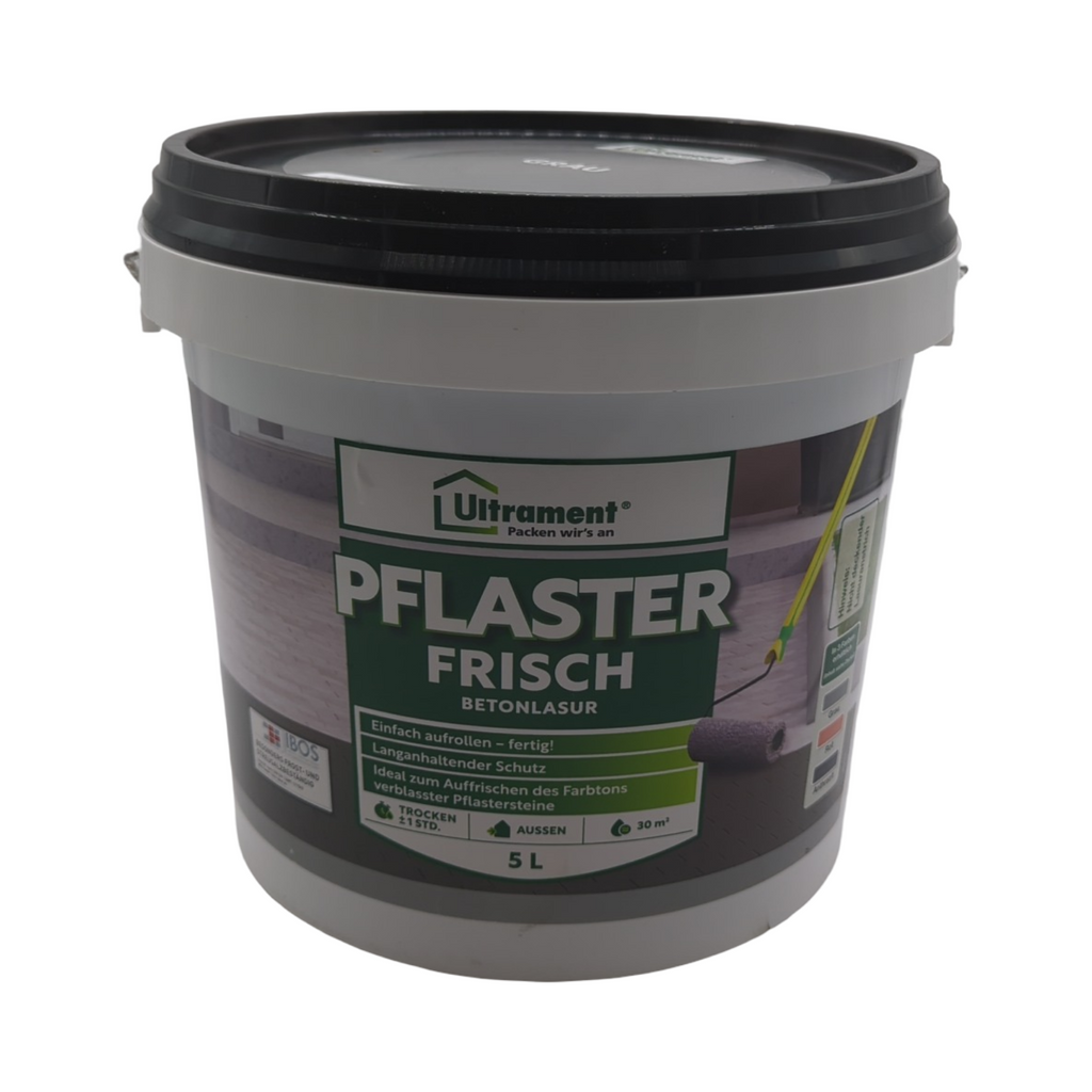 Ultrament Pflaster Frisch Betonlasur Grau 5 Liter