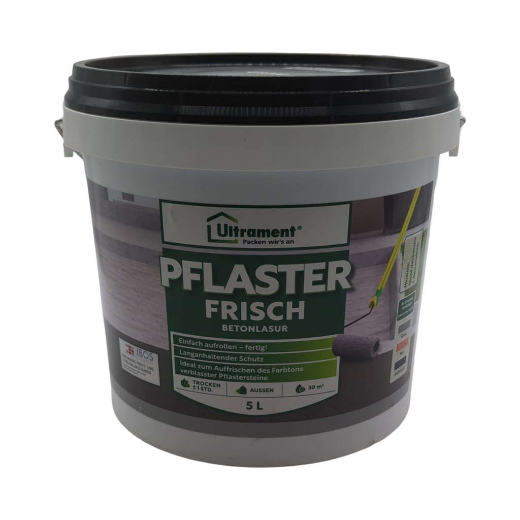 Ultrament Pflaster Frisch Betonlasur Grau 5 Liter