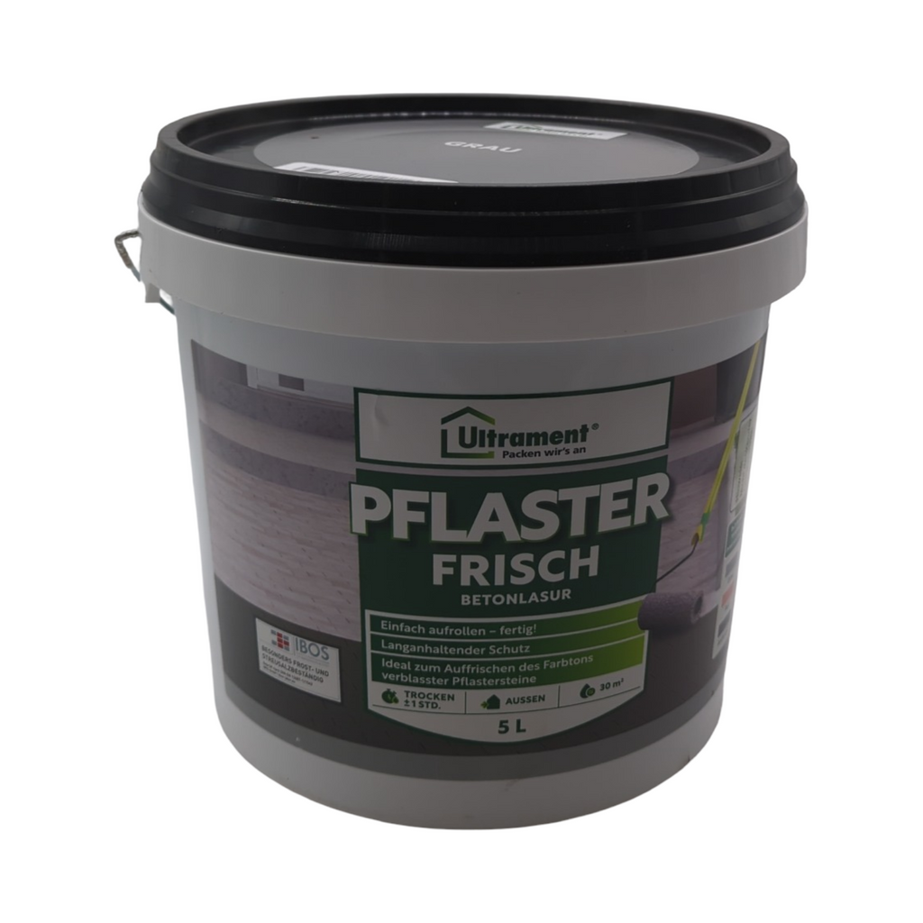 Ultrament Pflaster Frisch Betonlasur Grau 5 Liter