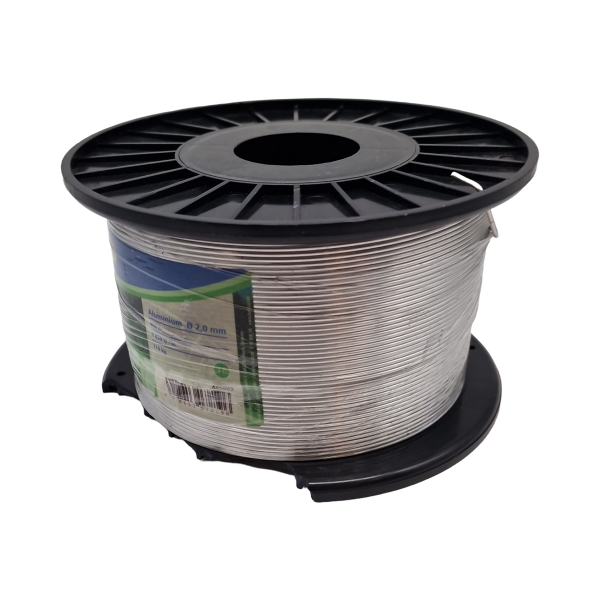Kerbl Aludraht 2 mm 400 m Rolle Silber Draht