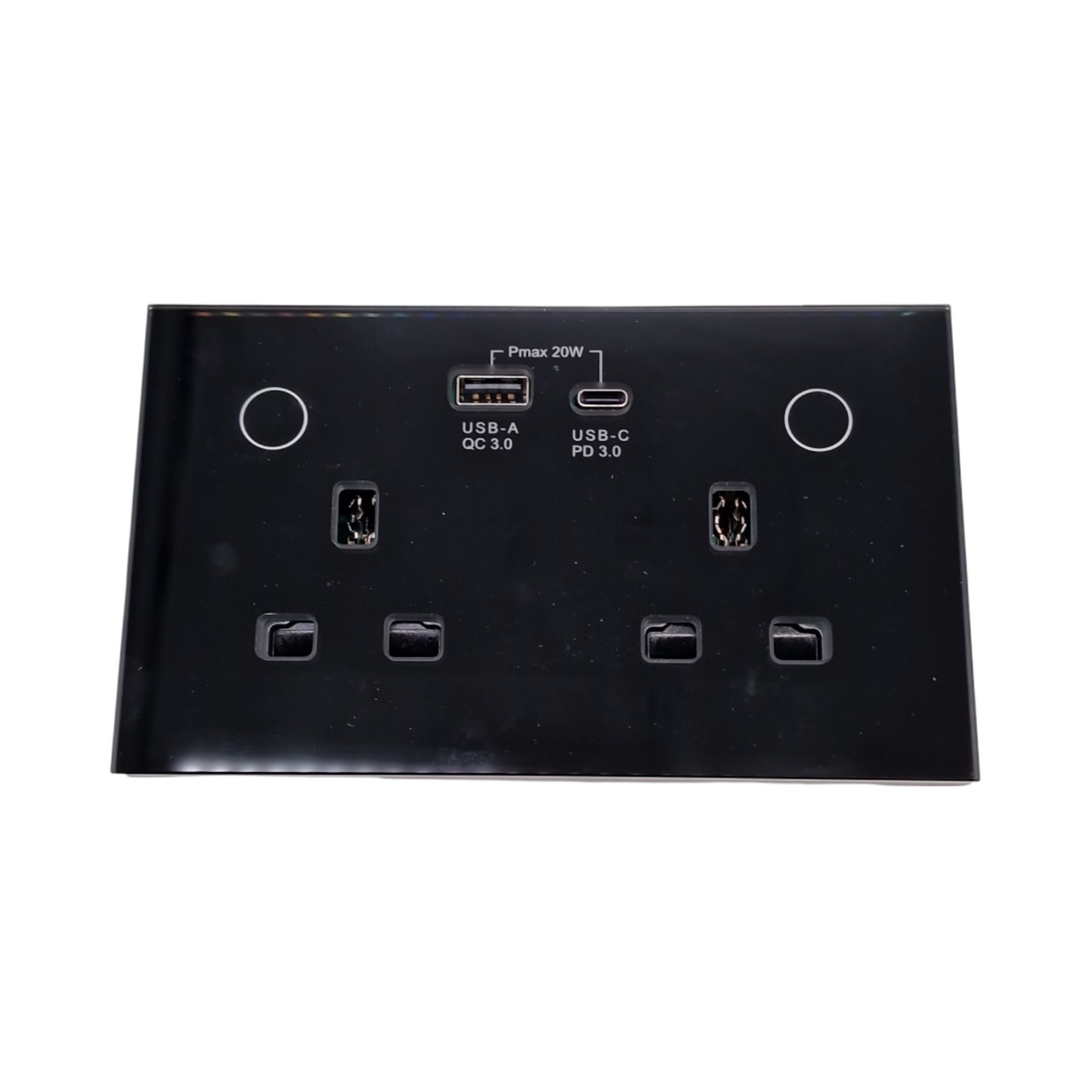 BSEED ZigBee Steckdose 2-fach UK-Anschluss mit USB USB-C kompatibel Alexa Google Home Smart Life