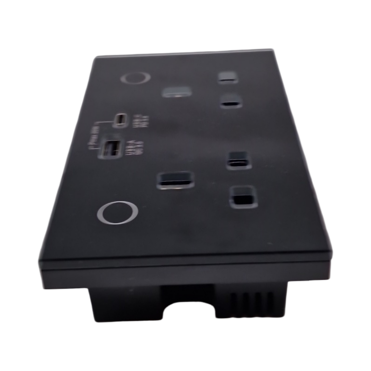 BSEED ZigBee Steckdose 2-fach UK-Anschluss mit USB USB-C kompatibel Alexa Google Home Smart Life