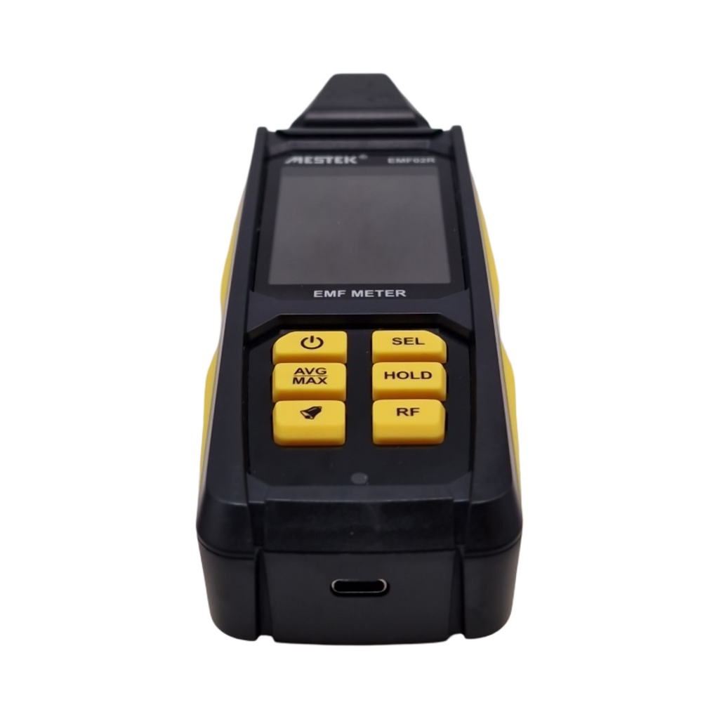 MESTEK EMF Meter Radiowellen Detektor 5-in-1 elektromagnetische Strahlungsmessgerät Radiofrequenz EF MF