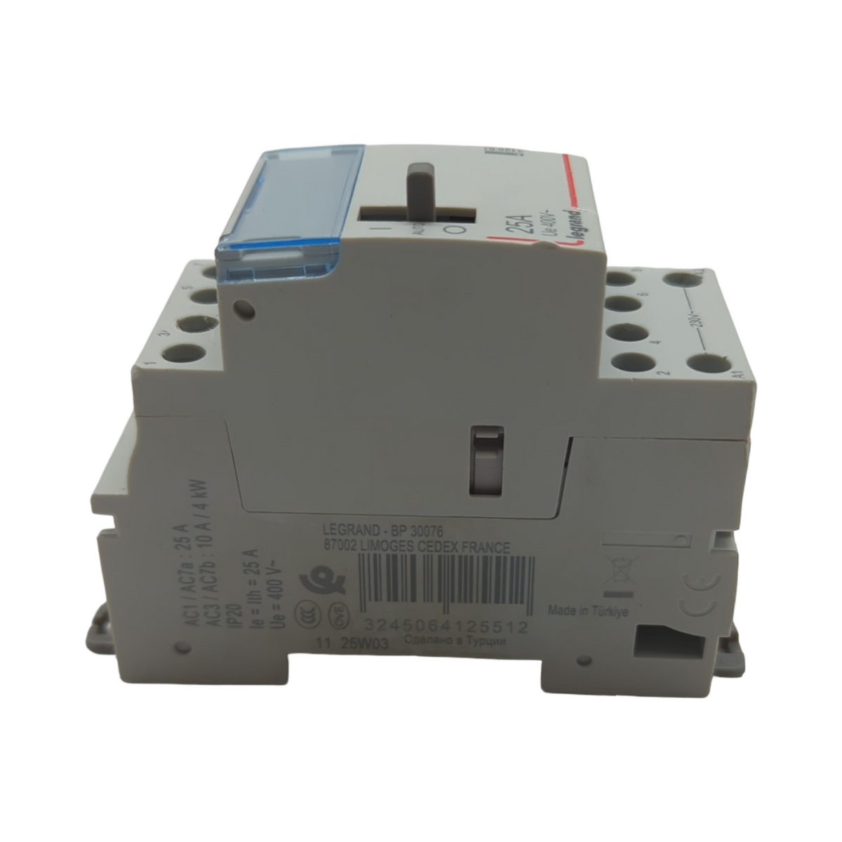 Legrand 412551 Leistungsrelais Contacteur Jour Nuit dreiphasig 4NO 230V 25A 2 Module