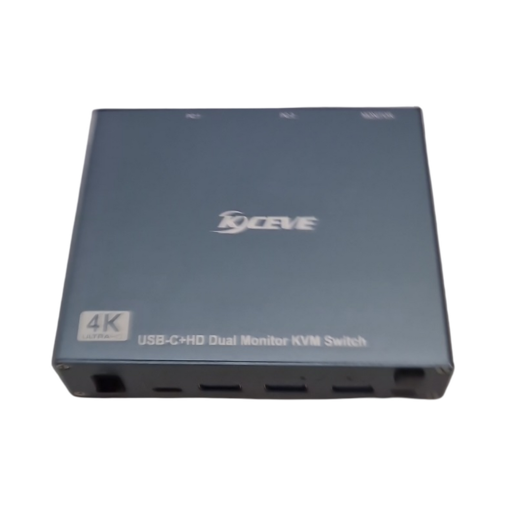 KVM Switch USB C HDMI Dual-Monitor Umschalter 2 PC 2 Monitore 4K 60Hz USB 3.0